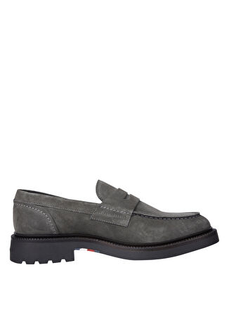 Tommy Hilfiger Süet Gri Erkek Loafer HILFIGER COMFORT LWT SDE LOAFER