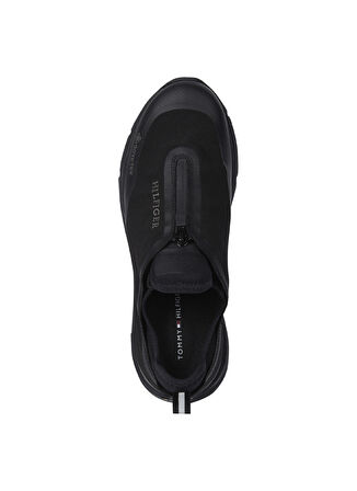 Tommy Hilfiger Siyah Erkek Sneaker M RUNNER ZIP GORE TEX