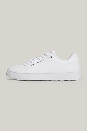 Erkek Th Court Thick Cupsole Sneakers - Beyaz | 44