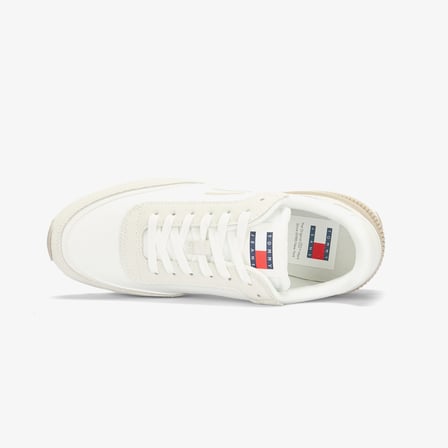 Tommy Jeans Retro Basket Kadın Beyaz Spor Ayakkabı