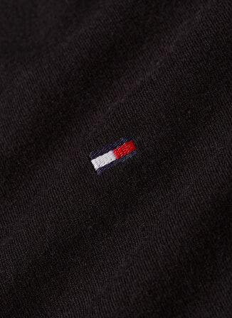 Tommy Hilfiger Bisiklet Yaka Siyah Erkek T-Shirt MW0MW37267BDS