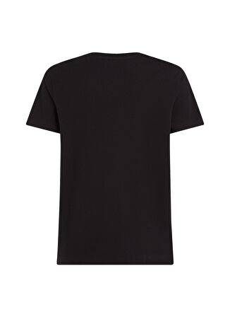 Tommy Hilfiger Bisiklet Yaka Siyah Erkek T-Shirt MW0MW37267BDS