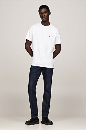 Erkek Regular Fit Esnek Teknik Kumaş T-Shirt - Beyaz | 2XL