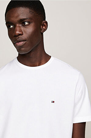 Erkek Regular Fit Esnek Teknik Kumaş T-Shirt - Beyaz | 2XL