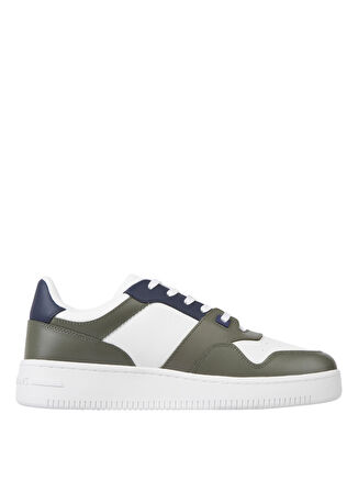 Tommy Hilfiger Beyaz - Çok Renkli Erkek Sneaker TJM RETRO BASKET ESS