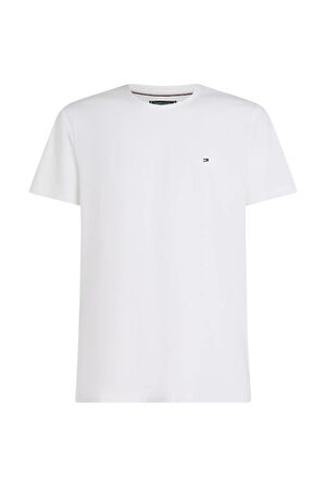 Erkek ESSENTIAL REG FIT SOLID TEE T-Shirt - Beyaz | XS
