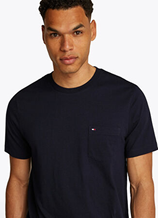 Tommy Hilfiger Mavi Erkek T-Shirt MW0MW37283DW5