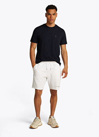 Tommy Hilfiger Mavi Erkek T-Shirt MW0MW37283DW5