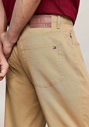 Tommy Hilfiger DENTON 5PKT 1985 PIMA COTTON Erkek Haki Pantolon MW0MW36429RBC