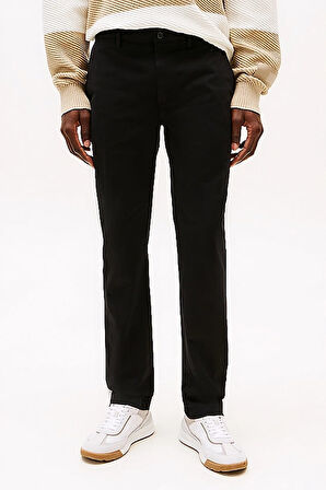 Erkek Th Denton Düz Paça Chino Pantolon - Siyah | 29/30