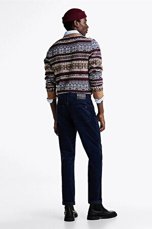 Tommy Hilfiger DENTON 5PKT WASHED CORDUROY Erkek MAVİ Jeans MW0MW36696DBZ