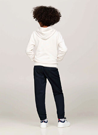 Tommy Hilfiger Baskılı Erkek Çocuk  Ekru Sweatshırt KB0KB09193YBH