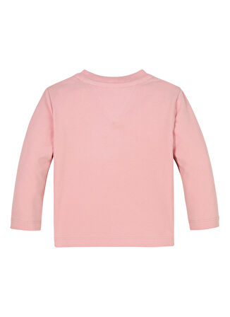 Tommy Hilfiger Baskılı Pembe Kadın T-Shirt KN0KN01918TJX