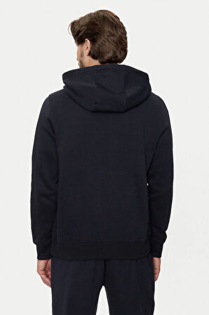 Erkek Th Chest Logo Drawstring Sweatshirt - Lacivert | XS