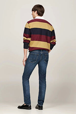 Tommy Hilfiger SLIM BLEECKER PSTR TINO IND Erkek Denim Jeans MW0MW366771A9