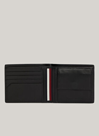 Tommy Hilfiger Siyah Erkek Cüzdan TH CASUAL CC AND COIN