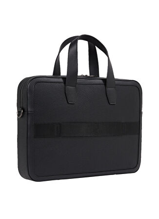 Tommy Hilfiger Siyah 40,5x28x6 cm Erkek Laptop Çantası TH CENTRAL MONO COMPUTER BAG