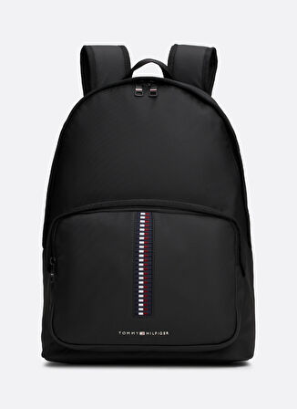 Tommy Hilfiger Siyah Erkek Sırt Çantası TH CORP DOME BACKPACK