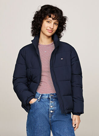 Tommy Jeans Lacivert Kadın Şişme Mont TJW ESSENTIAL PUFFER EXT