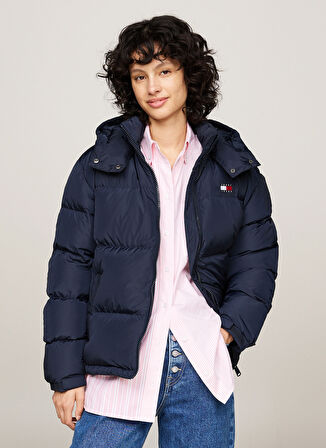 Tommy Jeans Lacivert Kadın Şişme Mont TJW ALASKA PUFFER EXT