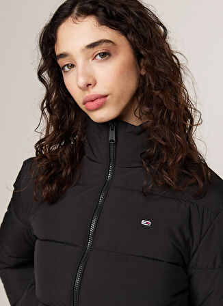 Tommy Jeans Siyah Kadın Şişme Mont TJW ESSENTIAL PUFFER EXT