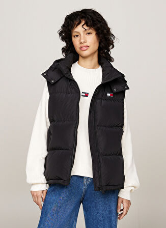 Tommy Jeans Siyah Kadın Yelek TJW ALASKA PUFFER VEST