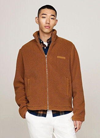 Tommy Hilfiger Bisiklet Yaka Kahve Erkek Sweatshırt MW0MW37228HJW