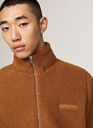 Tommy Hilfiger Bisiklet Yaka Kahve Erkek Sweatshırt MW0MW37228HJW