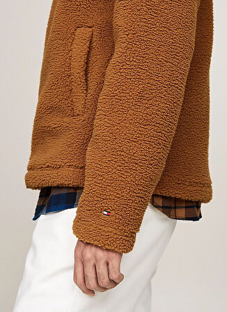 Tommy Hilfiger Bisiklet Yaka Kahve Erkek Sweatshırt MW0MW37228HJW