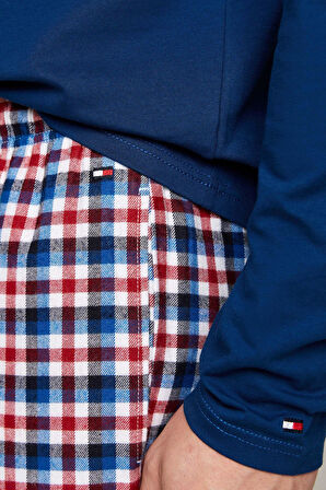 Tommy Hilfiger Erkek Flannel Pijama Takımı UM0UM03360