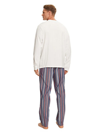 Tommy Hilfiger Erkek Lacivert Woven Pijama Takımı UM0UM03359