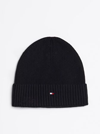 TOMMY HILFIGER FLAG PIMA COTTON BEANIE & SCARF Atkı & Bere Takımı