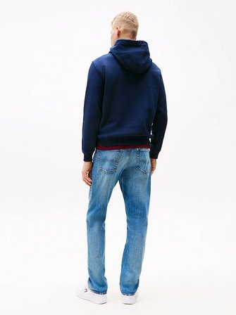 TJM REG S FLAG HOODIE Erkek Mavi Sweatshirt - DM0DM20742
