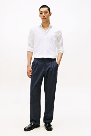 Erkek Slim Fit Poplin Gömlek - Beyaz | 40