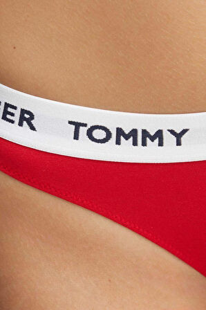 Tommy Hilfiger Kadın Kırmızı Classıc Bikini Külot UW0UW05617