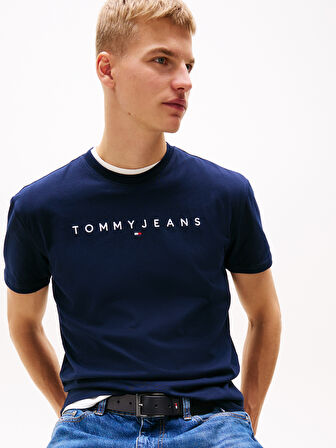 TOMMY HILFIGER TJM REG LINEAR LOGO TEE EXT T-Shirt
