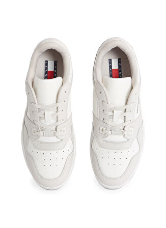 Tommy Hilfiger Gri Erkek Sneaker TJM RETRO BASKET CUPSOLE TUMBLE