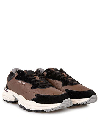 Tommy Hilfiger Erkek Kahverengi Sneakers