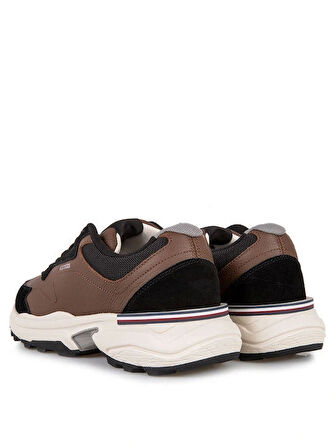 Tommy Hilfiger Erkek Kahverengi Sneakers
