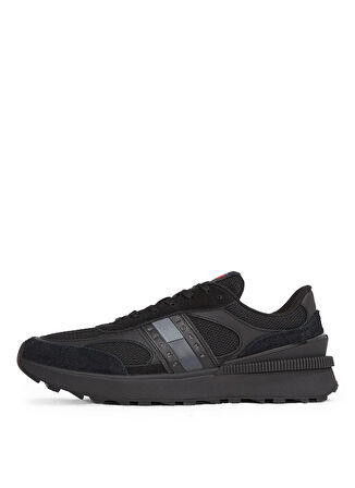 Tommy Hilfiger Siyah Erkek Sneaker TJM TECHNICAL RUNNER ESS