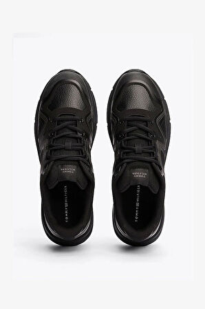 Tommy Hilfiger Erkek  Siyah  Sneaker