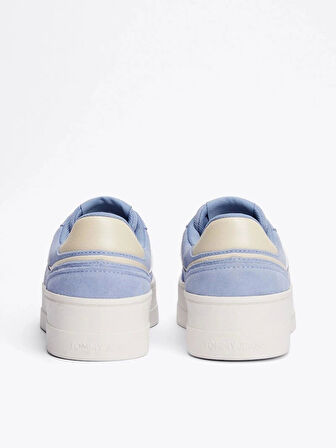 Tommy Hilfiger Kadın Mavi Greenwich Süet Sneaker