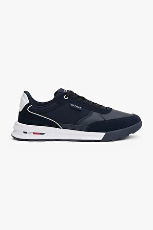 Erkek Retro Deri Sneaker - Lacivert | 43