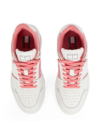 Tommy Hilfiger Beyaz - Pembe Kadın Sneaker EN0EN02702