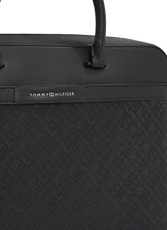 Tommy Hilfiger Siyah Erkek Laptop Çantası TH MONOGRAM COMPUTER BAG