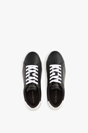 Tommy Jeans Kadın Sneaker Ayakkabı-FW0FW08320BLACK