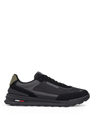 Tommy Hilfiger Siyah Erkek Sneaker RETRO RUNNER SEASONAL