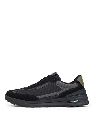 Tommy Hilfiger Siyah Erkek Sneaker RETRO RUNNER SEASONAL