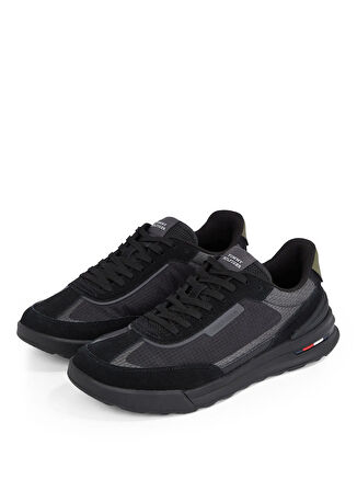 Tommy Hilfiger Siyah Erkek Sneaker RETRO RUNNER SEASONAL
