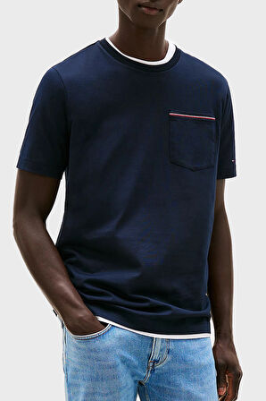 Tommy Hilfiger Erkek T Shirt MW0MW37452 DW5